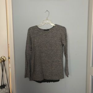 striped long sleeve T-shirt